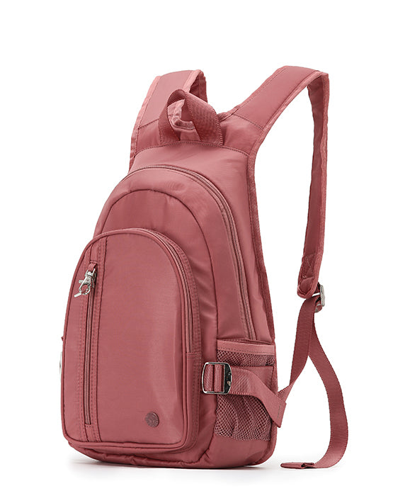 TOSCA TCA 953 Anti-Theft Shoulder Bag for Women - Lightweight Travel Crossbody Purse with RFID Protection, Coral | Perfect for Commuting, Shopping & Vacation