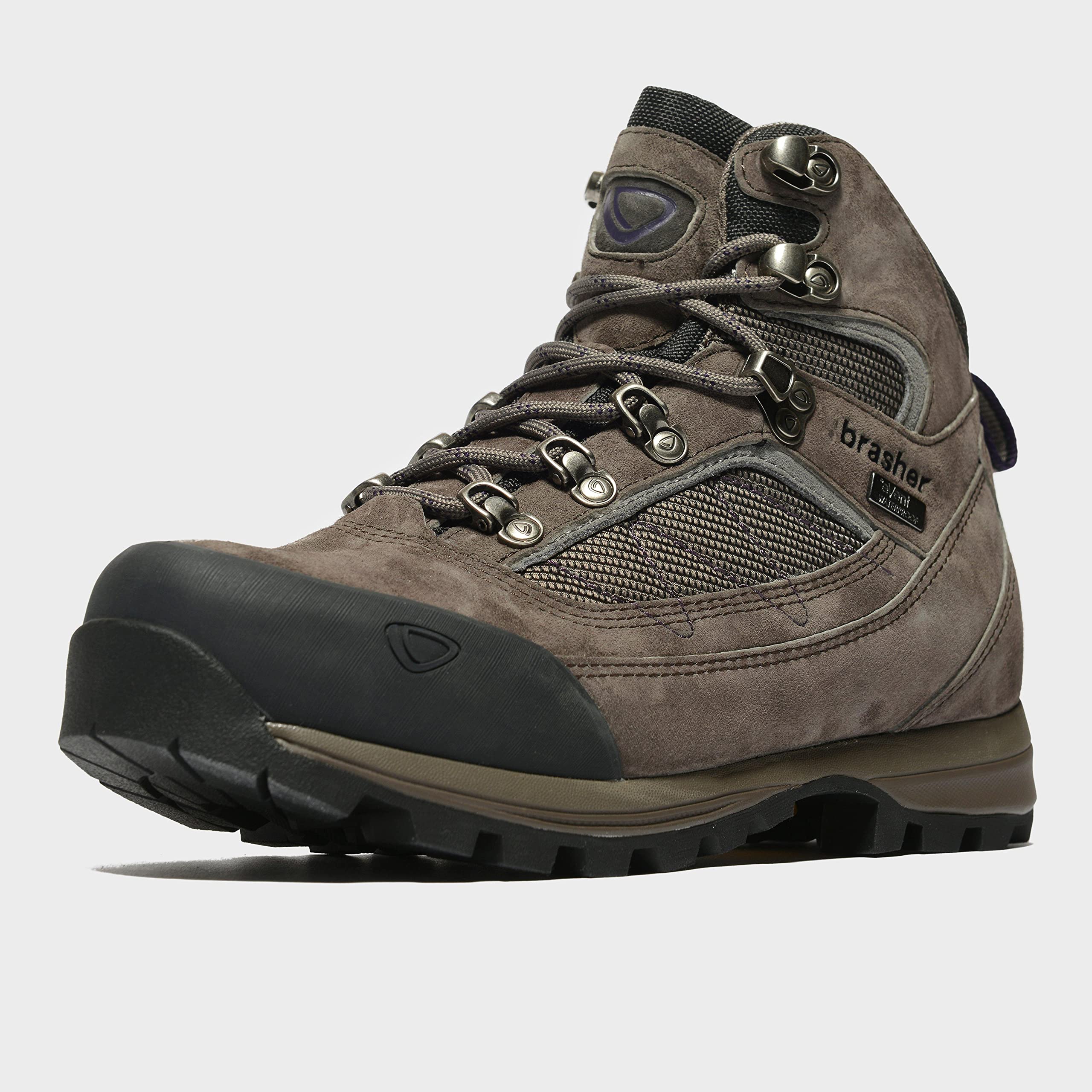 Brasher Women's Country Trekker Waterproof Hiking Boots with Vibram Outsole - Lightweight Comfortable Trekking Shoes for Outdoor Adventures, Walking & Travel