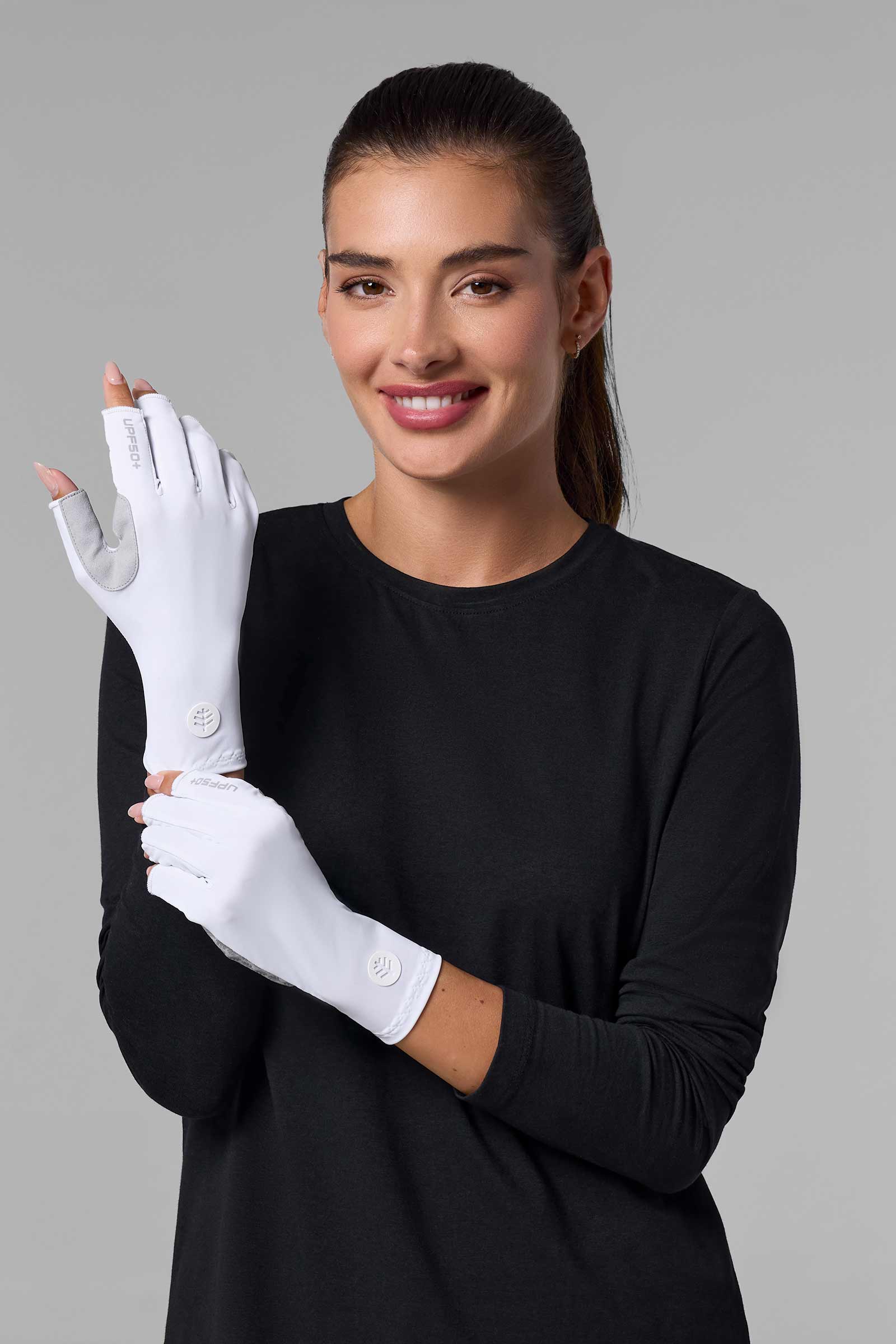 Unisex MaxShield Multi-Sport Fingerless Gloves - Breathable & Non-Slip Workout Gloves for Gym, Cycling, Weightlifting & CrossFit | White