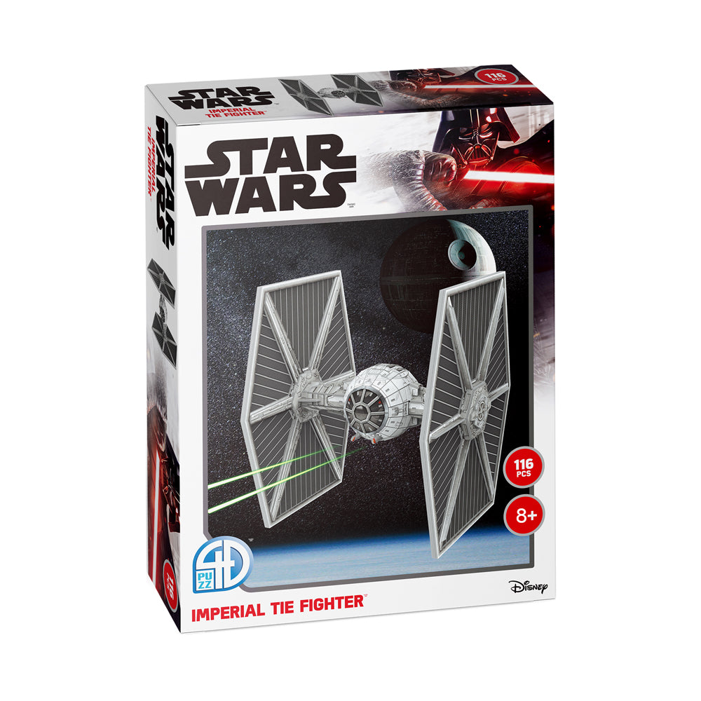 Star Wars Imperial TIE Fighter 4D Large Scale Paper Model Kit - DIY Collectible for Home Decoration & Gift for Sci-Fi Fans