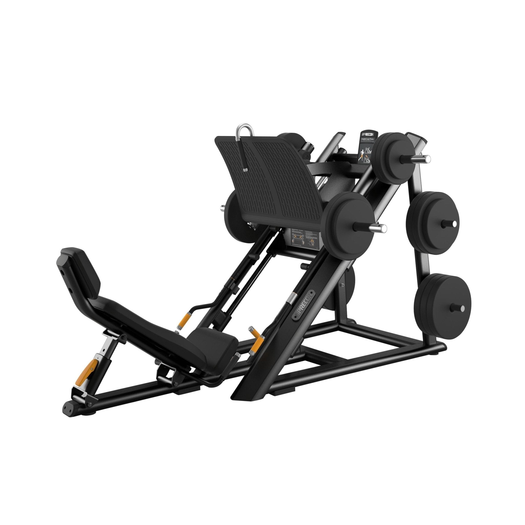Precor Discovery Series Angled Leg Press Machine (DPL0601) - Professional Gym Equipment for Home & Commercial Use - Strength Training for Legs & Glutes