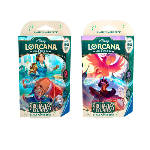 Disney Lorcana TCG: Archazia's Island Starter Deck - Collectible Trading Card Game for Beginners | Perfect for Family Game Nights & Disney Fans