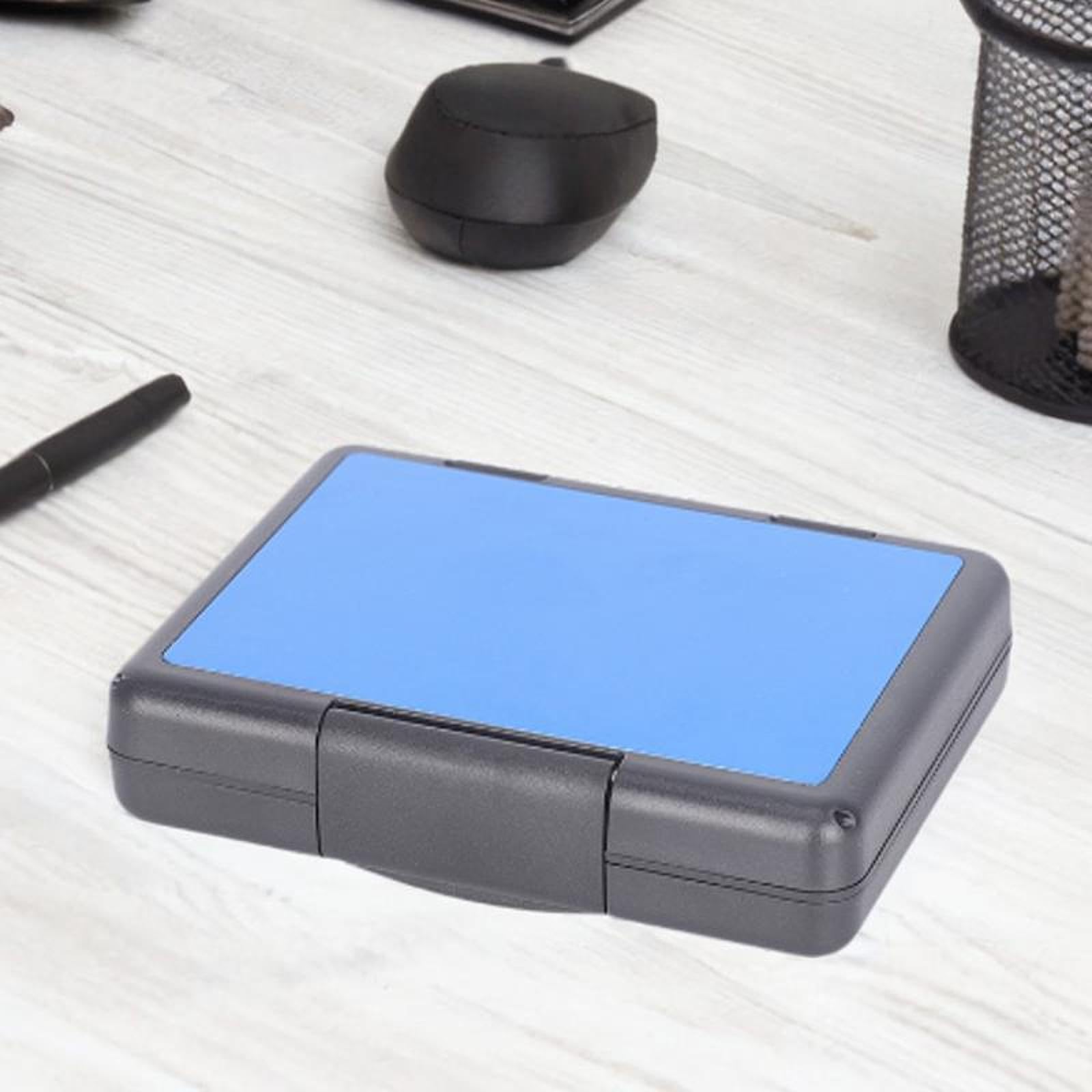 Dickly Memory Cards Holder - Multi Slot Portable Card Organizer Case with Dustproof Protective Cover for SD, Micro SD, CF Cards - Perfect for Photographers, Videographers & Tech Enthusiasts (Blue)