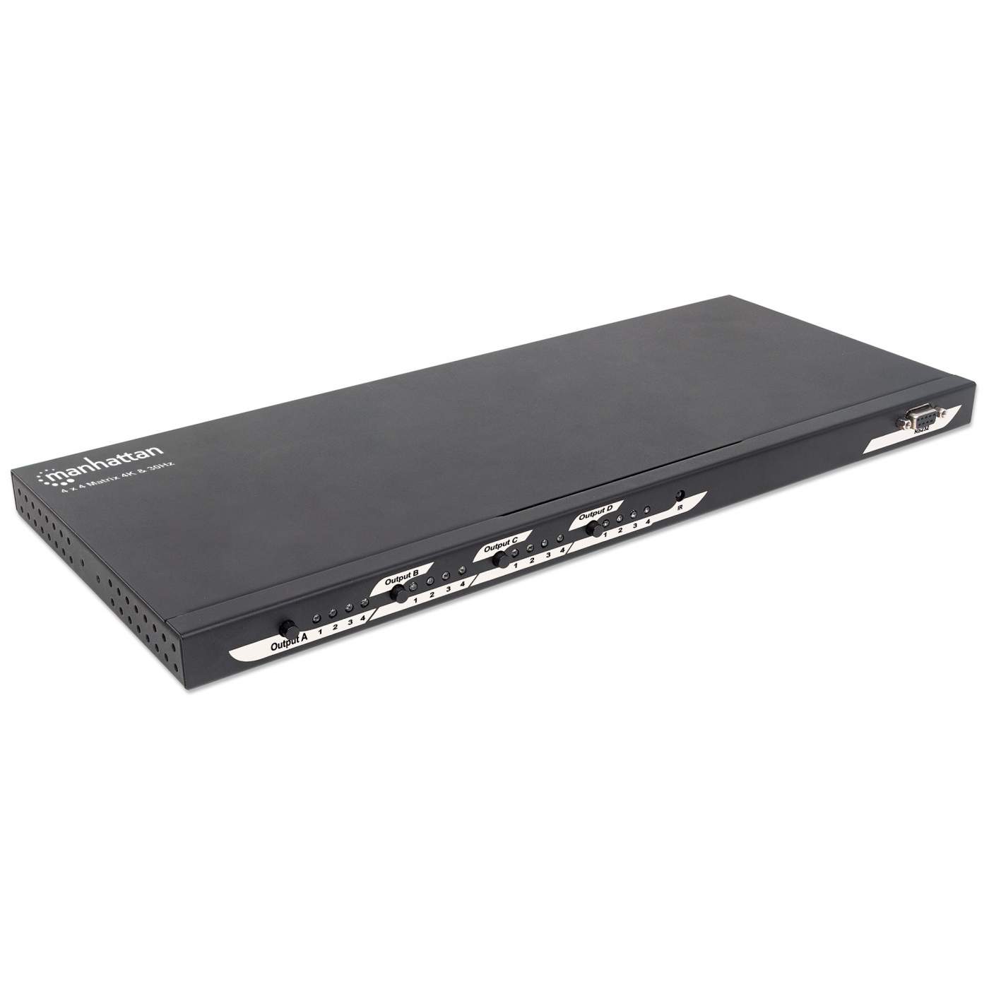 4K 4x4 HDMI Matrix Switch - 4 Input 4 Output Ultra HD 8K@30Hz 4K@60Hz 1080P - Supports HDR, 3D, HDCP 2.2 - Perfect for Home Theater, Gaming, and Multi-Room AV Setup