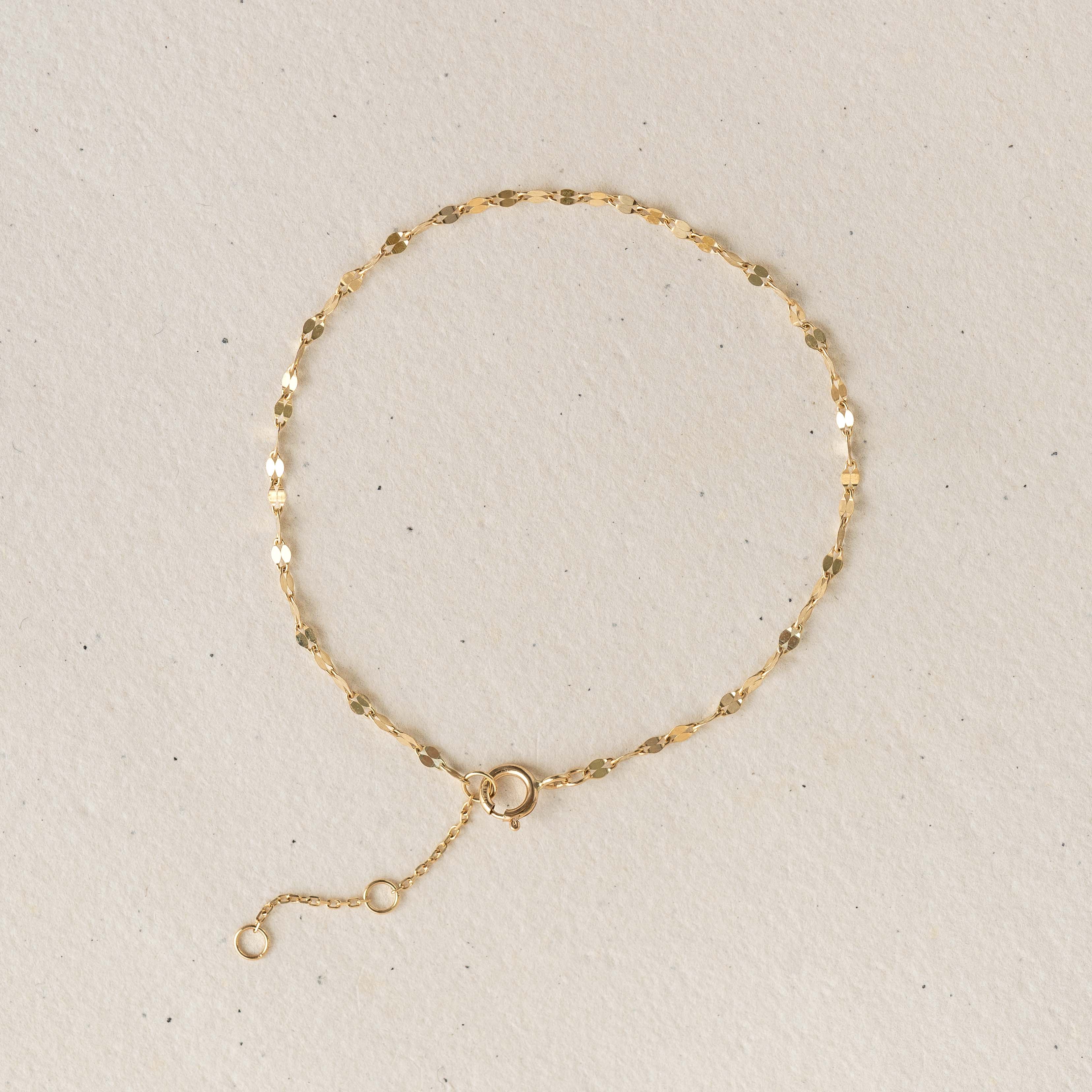 14k Gold Petal Chain Bracelet - Elegant Floral Jewelry for Women | Perfect for Weddings, Anniversaries & Everyday Wear