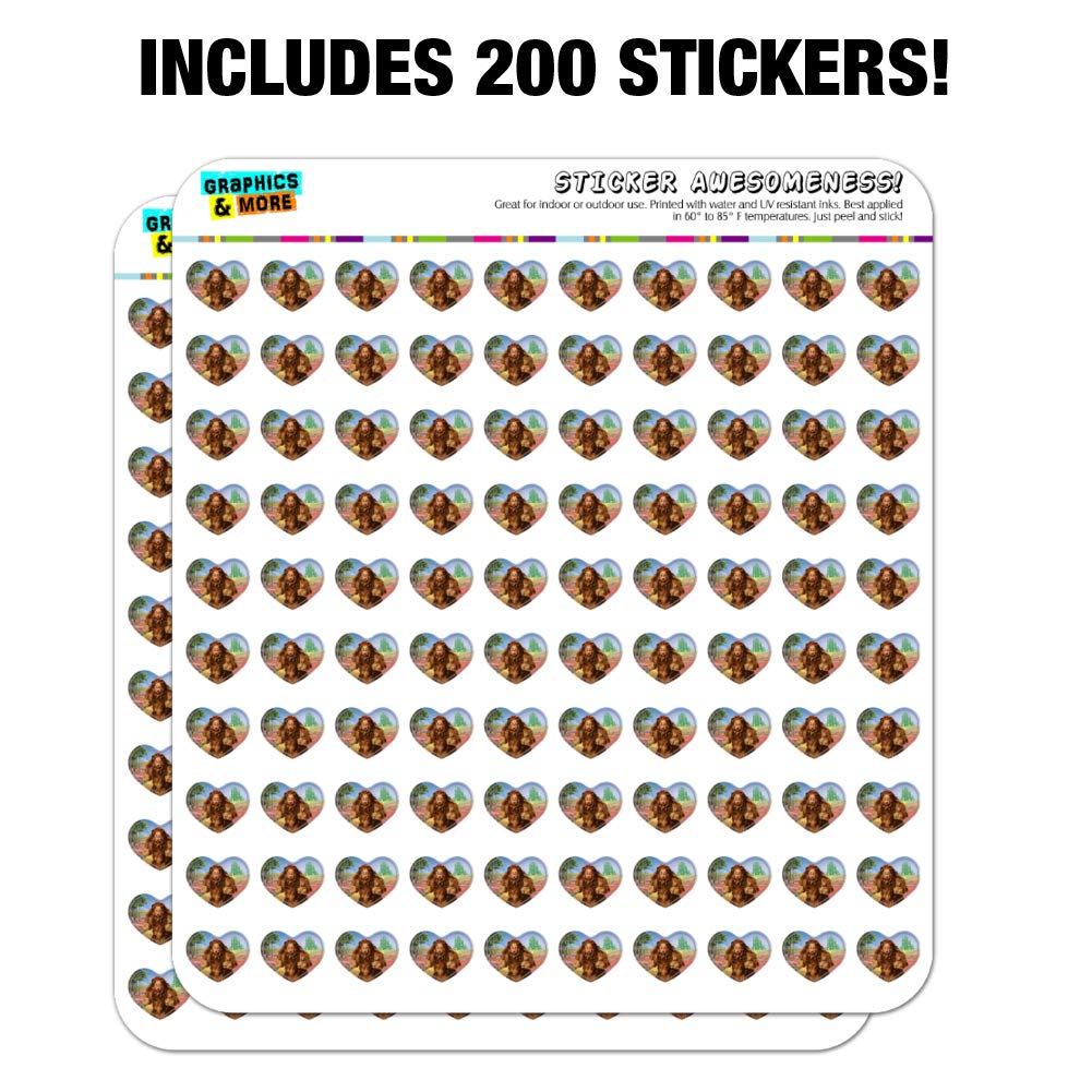 Wizard of Oz Lion Heart Shaped Stickers - Planner, Calendar & Scrapbook Decorative Craft Supplies for DIY Projects, Journaling & Gift Wrapping