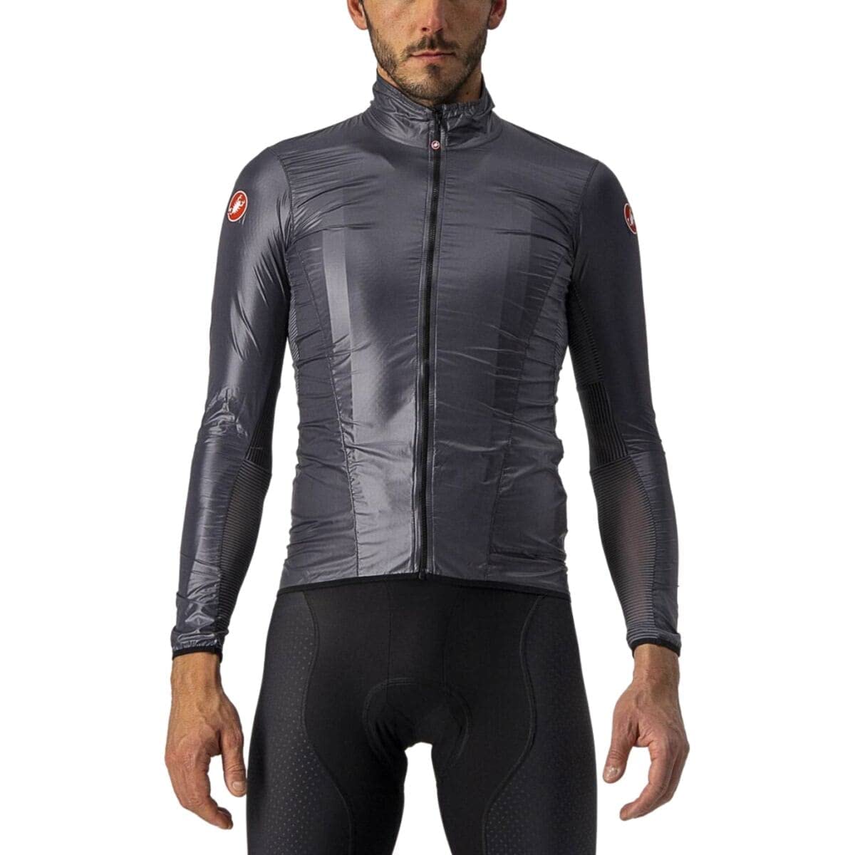 CASTELLI Men's Air Shell Jacket - Lightweight Cycling Windbreaker for Outdoor Sports & Biking - Perfect for Road Cycling, Mountain Biking & Cool Weather Training