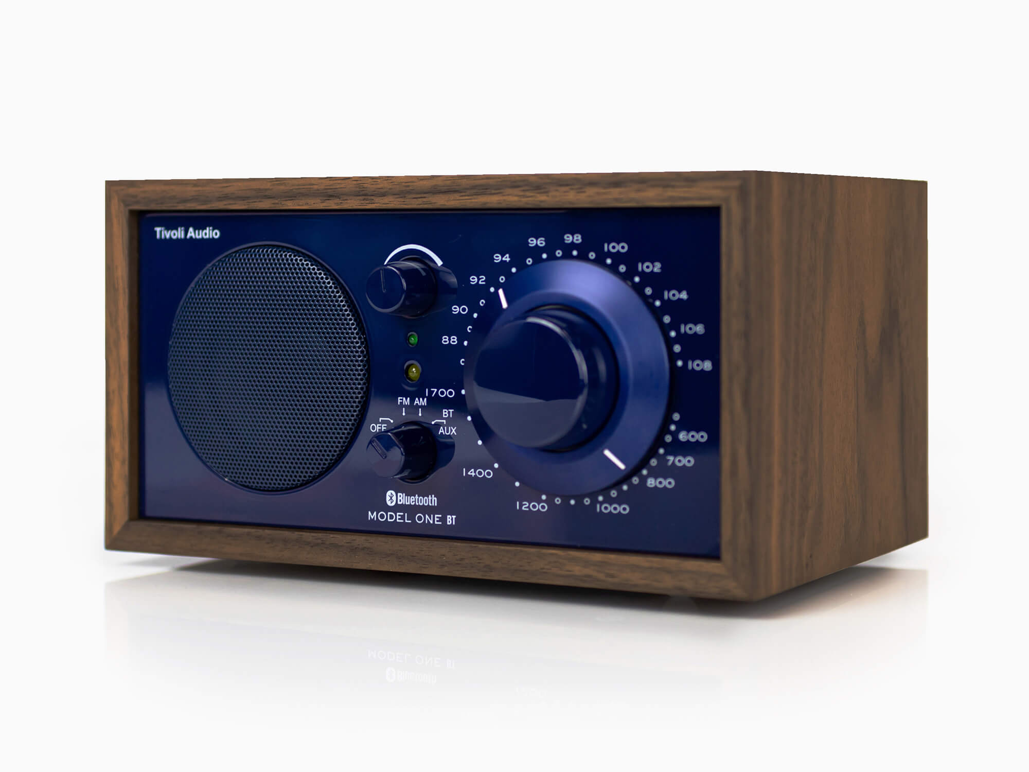 Tivoli Audio Henry Kloss Model One Bluetooth FM Radio - Premium Tabletop Speaker with Wireless Streaming, Classic Design for Home, Office, and Bedroom Use