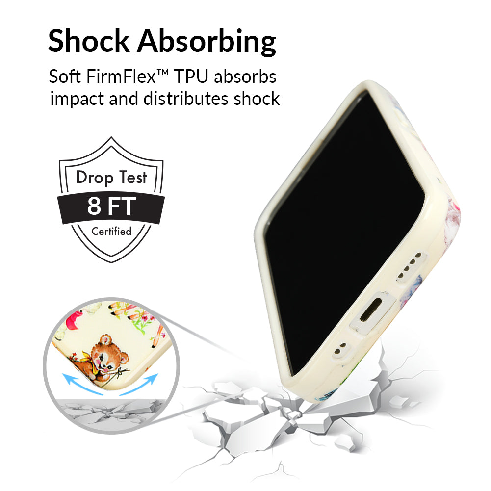 Cute Baby Animals iPhone Case - Durable Protective Cover for iPhone 12/13/14/15 Pro Max - Perfect Gift for Animal Lovers & Kids (Home, School, Travel)