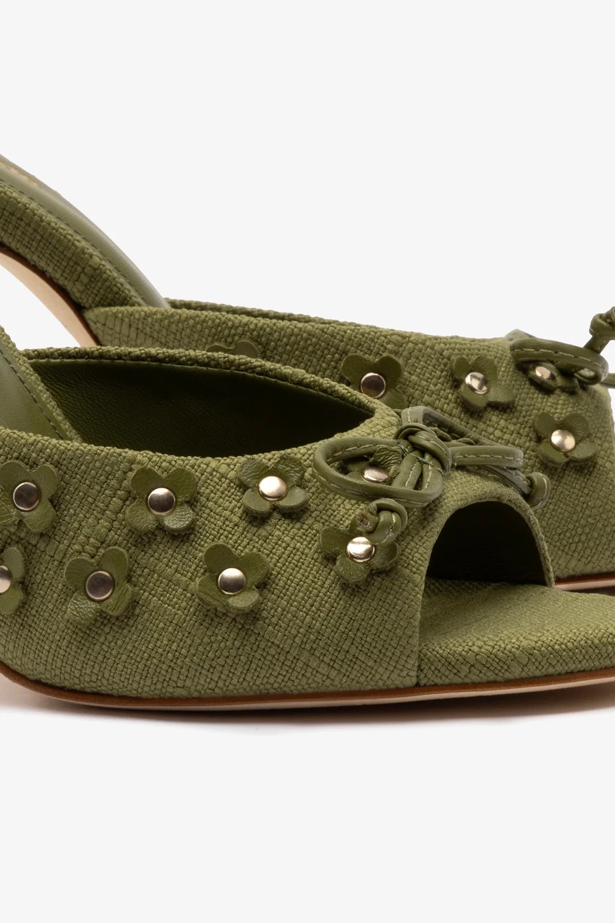 Jasmine Hi Mule Sandals in Seaweed Raffia - Comfortable Summer Beach Shoes for Women, Perfect for Vacation, Poolside & Casual Outings
