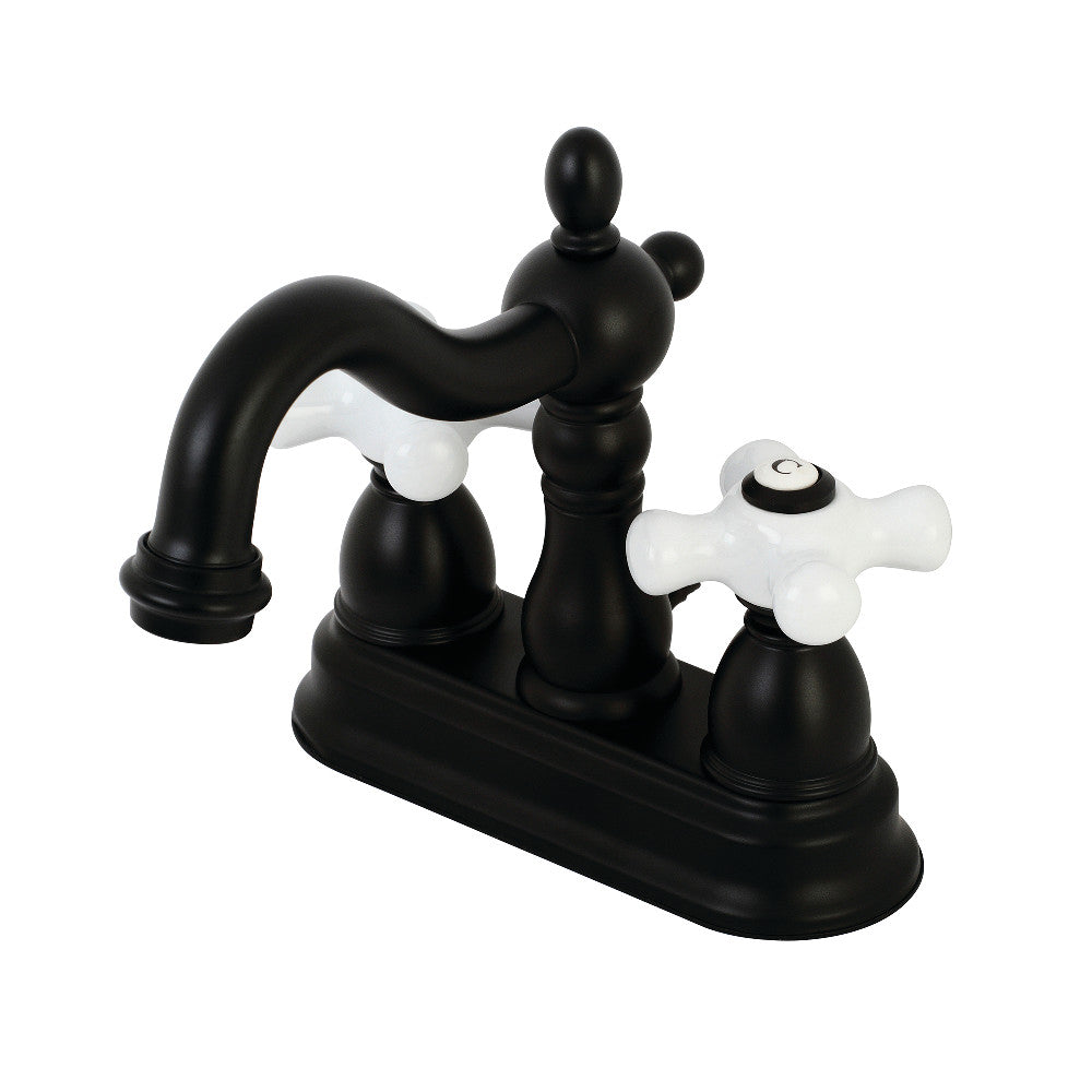 Kingston Brass KB160PXAC Heritage 4-Inch Centerset Bathroom Faucet - Classic Design for Vanities & Powder Rooms | Perfect for Small Bathroom Sinks & Guest Baths