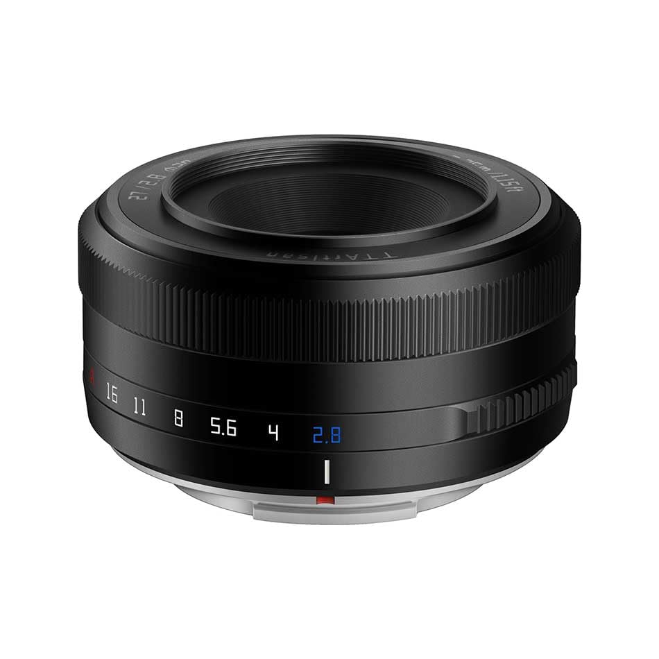 TTartisan 27mm F2.8 Autofocus Lens for Fuji X-Mount Cameras - APS-C Wide Angle Prime Lens Compatible with XS10, X-E4, X-T Series & More (Black) | Perfect for Street Photography, Travel & Everyday Shooting