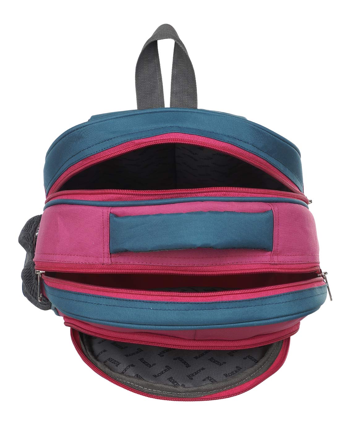 ROZEN 50L Large School Backpack & Lunch Bag Combo for Students Grade 5-12 - Water Resistant Unisex Multipurpose Backpack - Durable & Stylish Design for School, College, Travel & Outdoor Activities