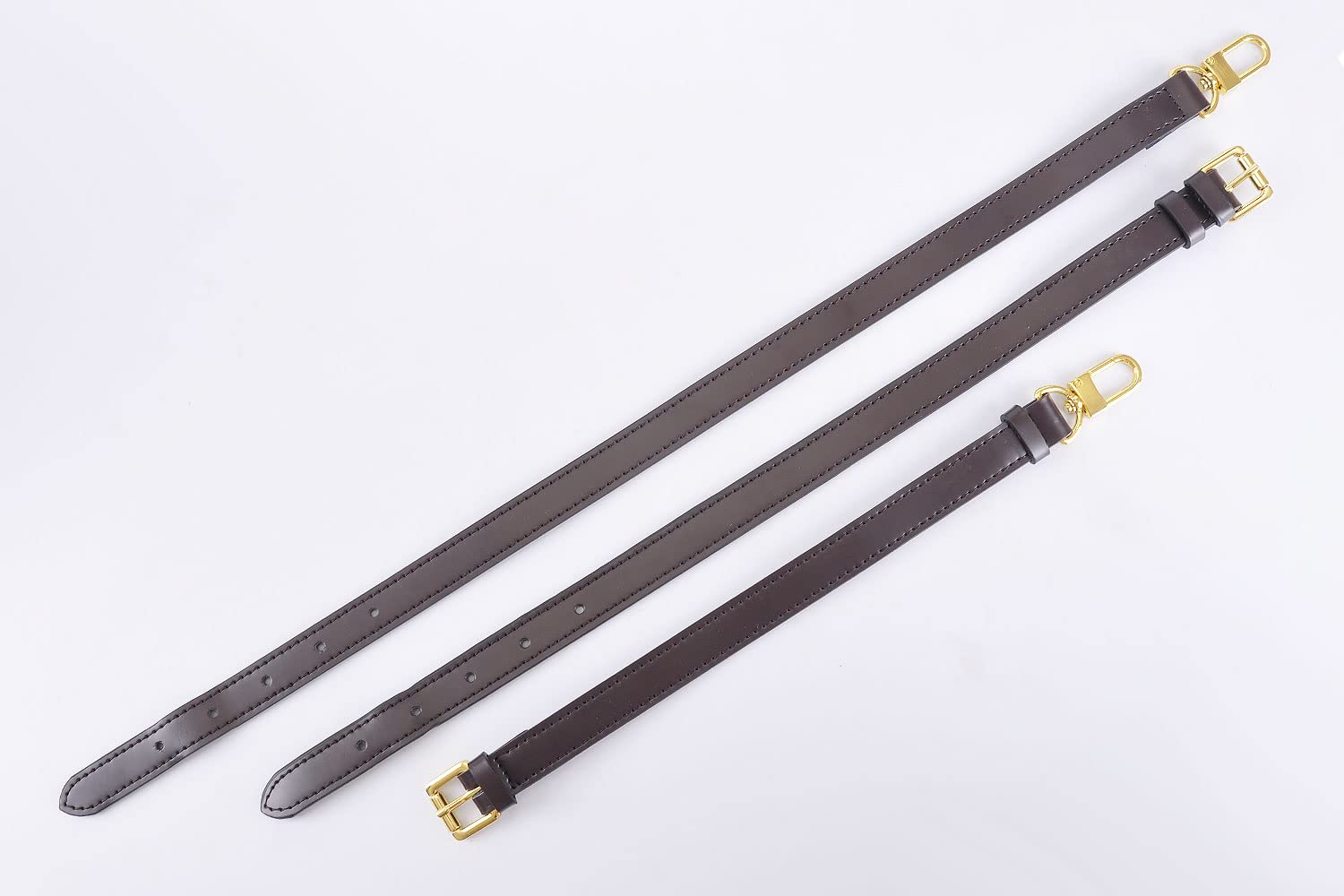 Genuine Vachetta Leather Crossbody Replacement Straps for Purses & Shoulder Bags - 0.71