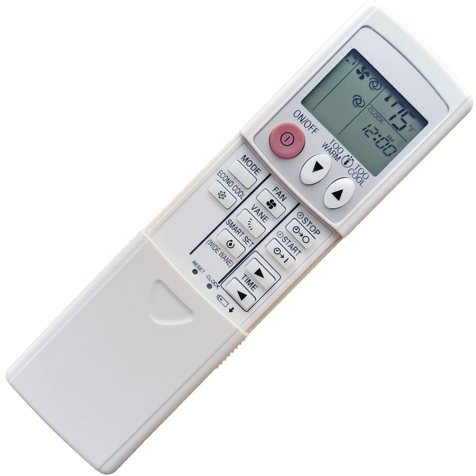 Original Mitsubishi Electric AC Remote Control Replacement - Compatible with E2263F426, NTXWMT18A112AA, NTXWMT24A112AA, NTXWEL18A112AA, NTXWEL24A112AA - Perfect for Home & Office Air Conditioner Use