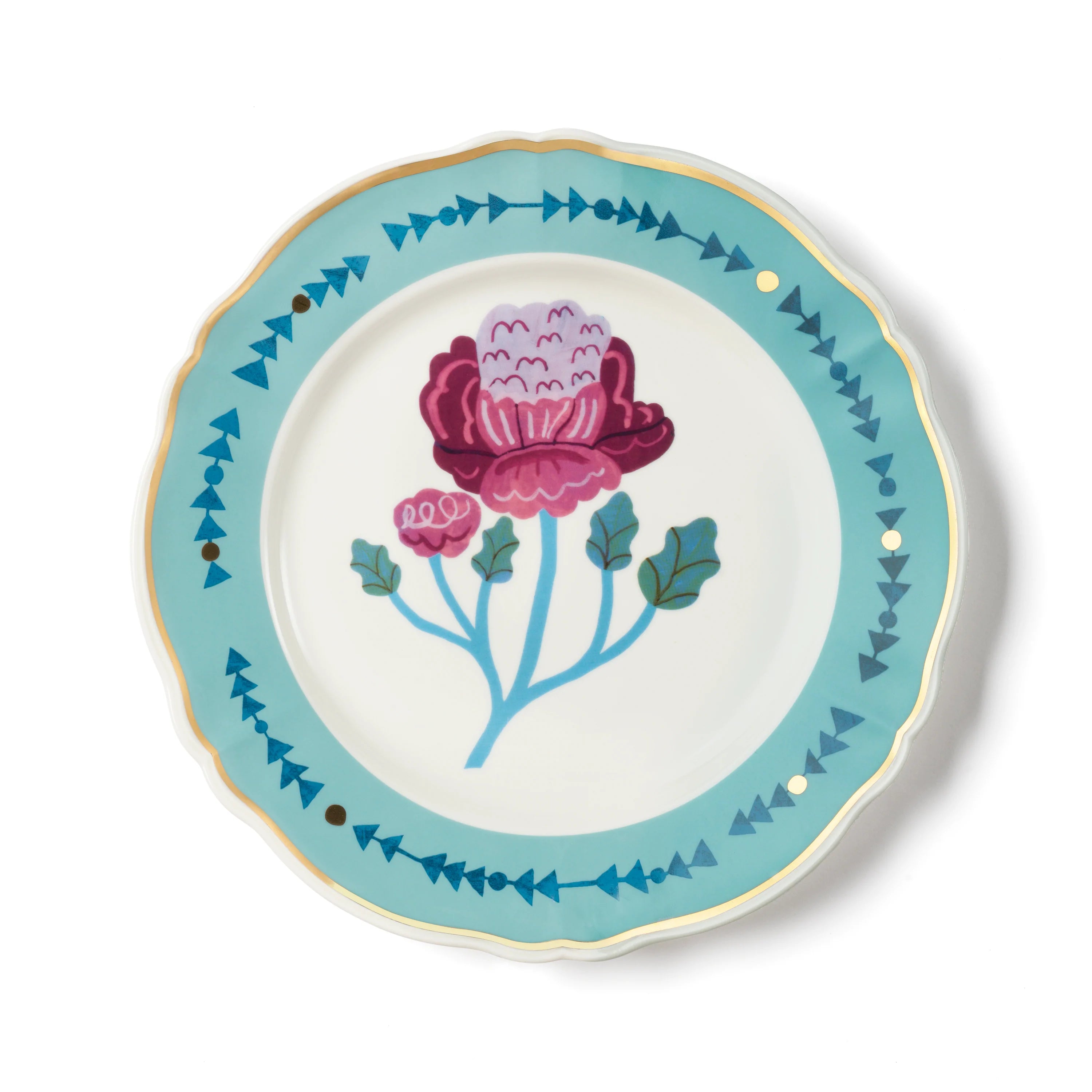Bitossi Italy Botanica Dinnerware Set - Premium Ceramic Plates, Bowls & Mugs - Elegant Floral Design for Dining, Entertaining & Home Decor (50% Off Clearance Sale)