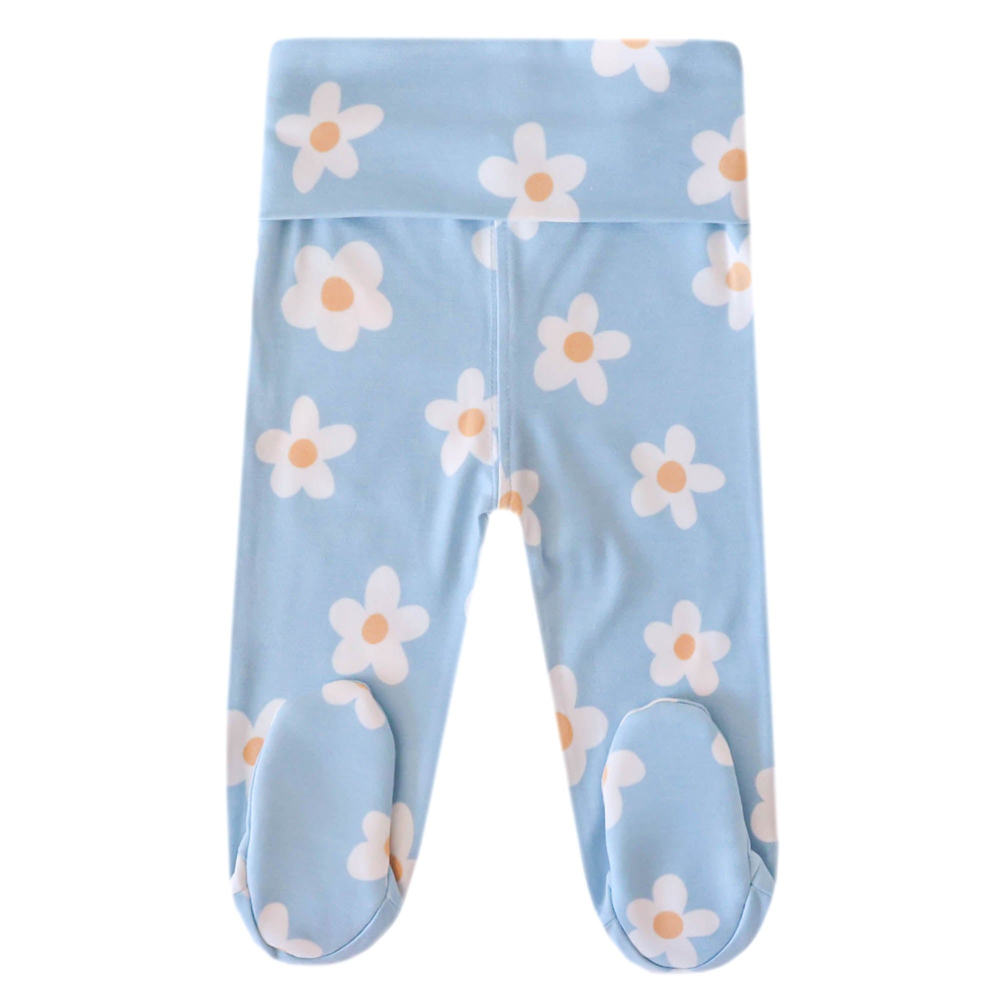 Soft Footed Baby Pants by Della - Warm & Comfortable Infant Sleepwear for Newborns & Toddlers - Perfect for Winter Nights, Playtime & Photo Shoots