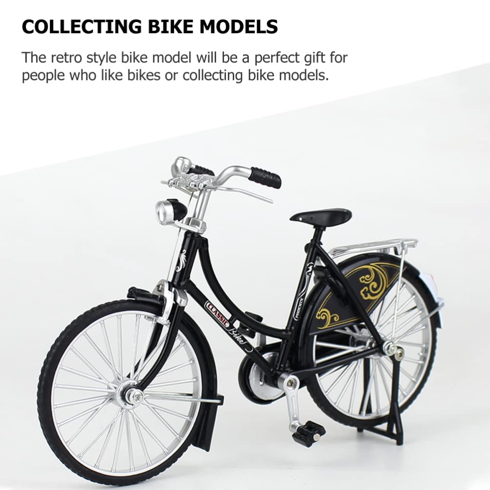 FOMIYES Alloy Mini Bicycle Model - Realistic Simulation Bike Toy for Kids, Finger Bike Ornament, Home & Office Decor - Perfect for Collectors, Gifts, and Desk Display