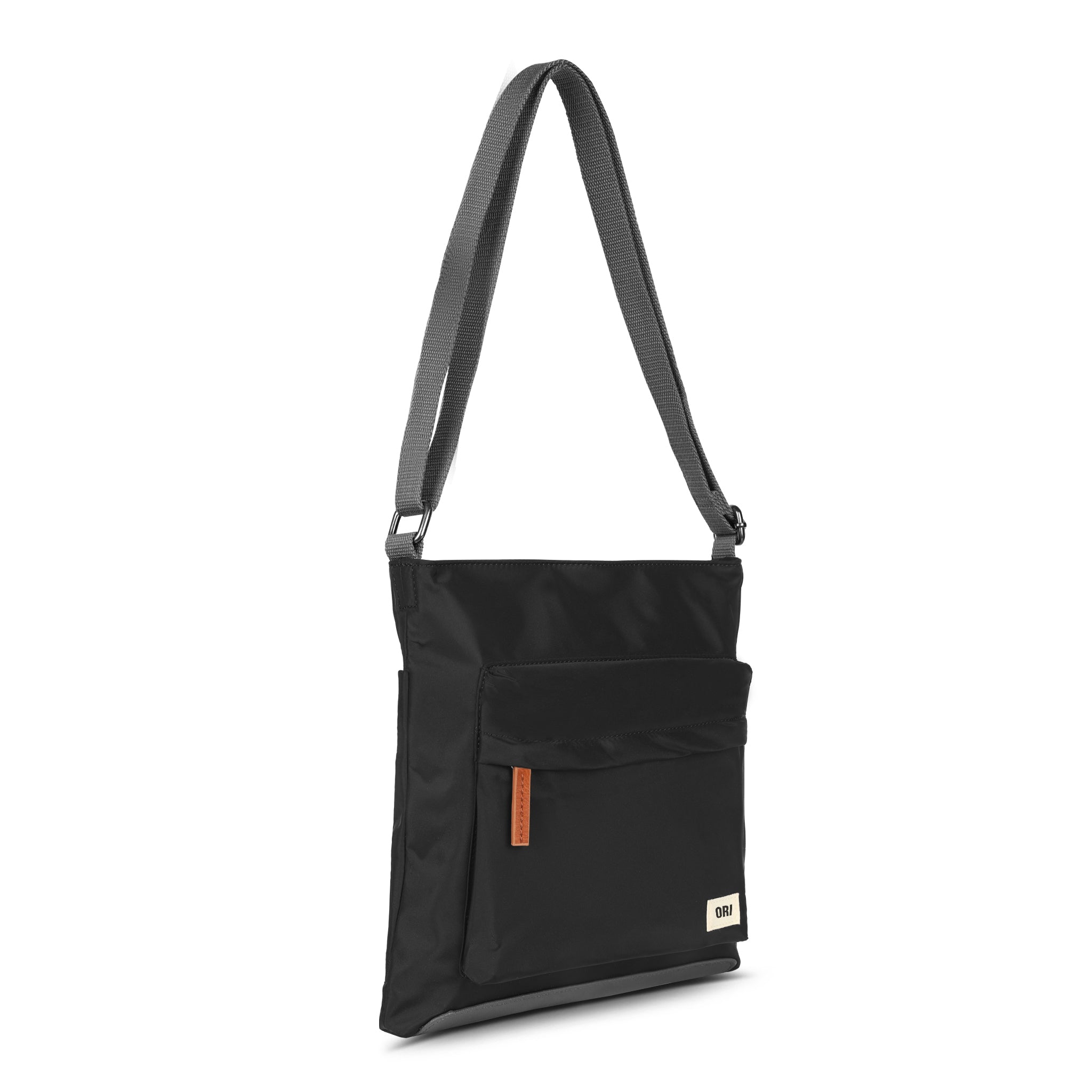 Kennington B Black Recycled Nylon Backpack - Eco-Friendly Waterproof Laptop Bag for Men & Women - Perfect for Work, Travel, and Outdoor Adventures
