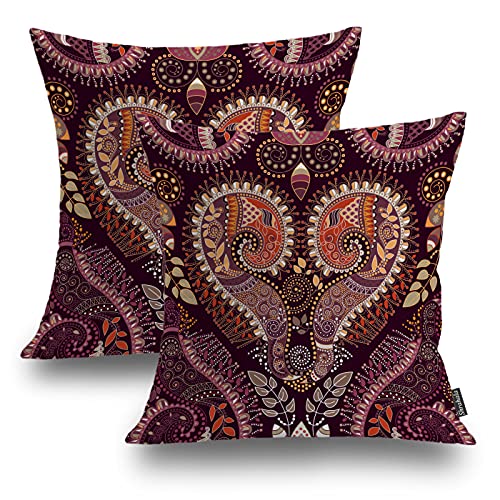 Purple Paisley Floarl