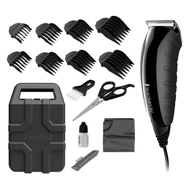 REMINGTON HC5850A 15-Piece Hair Clipper Kit for Men & Women - Professional Hair Cutting Set with Multiple Attachments for Home Barbering & DIY Hairstyling