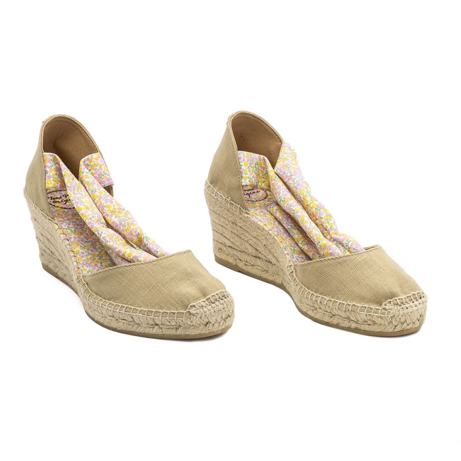 Vegan Women's Espadrille Flats with Ribbon Tie - Comfortable & Stylish Summer Shoes for Casual Outings, Beach Walks, and Boho Fashion