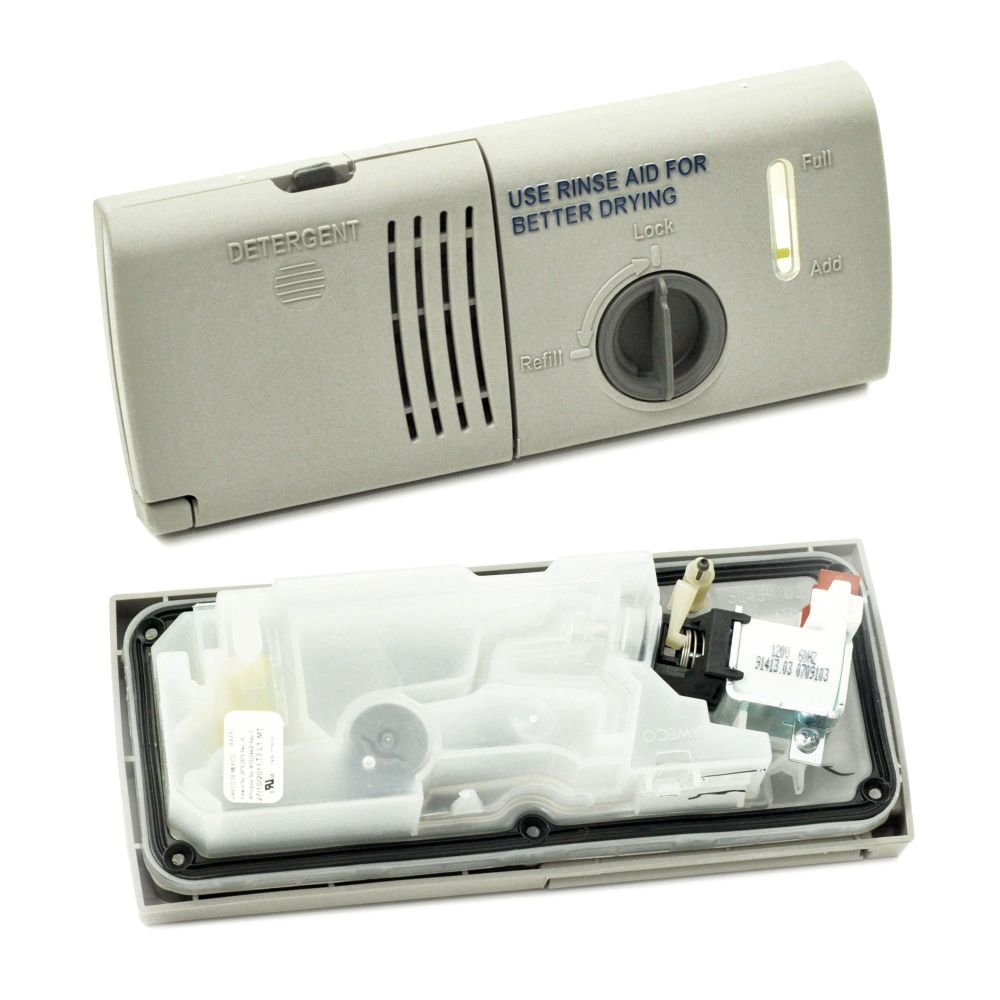 Whirlpool W10224430 Dishwasher Detergent Dispenser - Replacement Part for Efficient Cleaning | Perfect for Kitchen Appliances & Dishwasher Maintenance