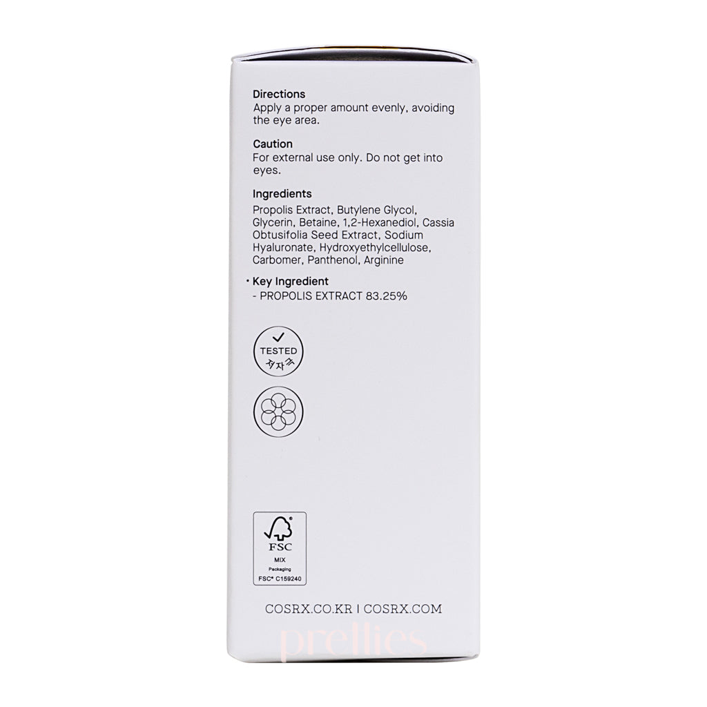 COSRX Full Fit Propolis Light Ampoule 30ml - Korean Skincare for Hydration & Glow - Perfect for Dry Skin & Nighttime Routine