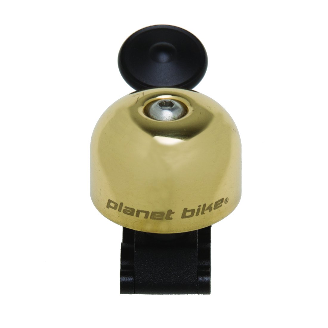 Planet Bike Brass Bike Bell - Classic Clincher Design, Loud & Durable for Road & Mountain Bikes - Perfect for Commuting, Cycling Safety & Outdoor Adventures