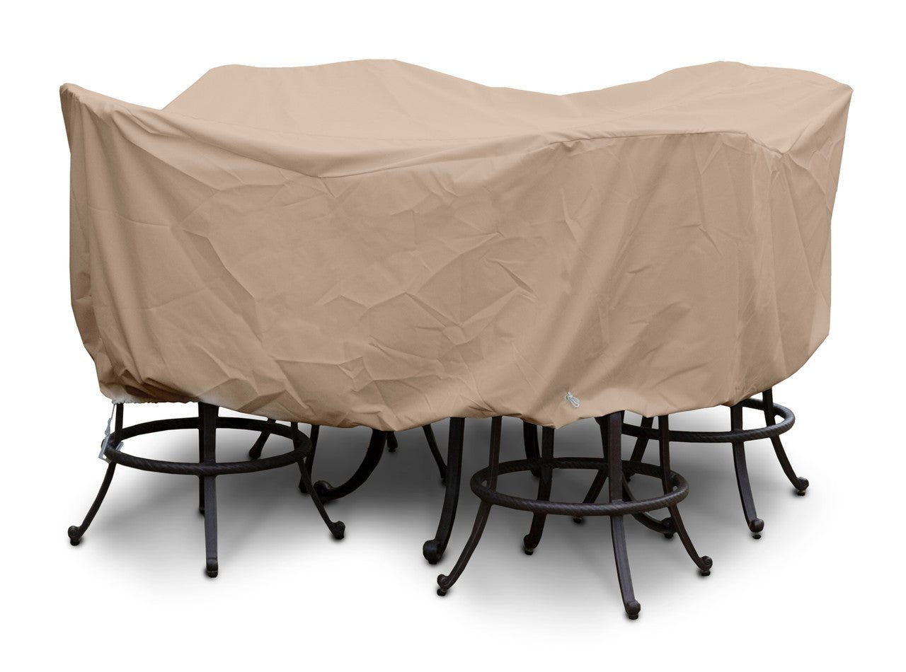 KoverRoos® MAX Bar Set Cover - Waterproof Outdoor Patio Furniture Cover for All Weather Protection - Perfect for Backyard, Deck, and Garden Use
