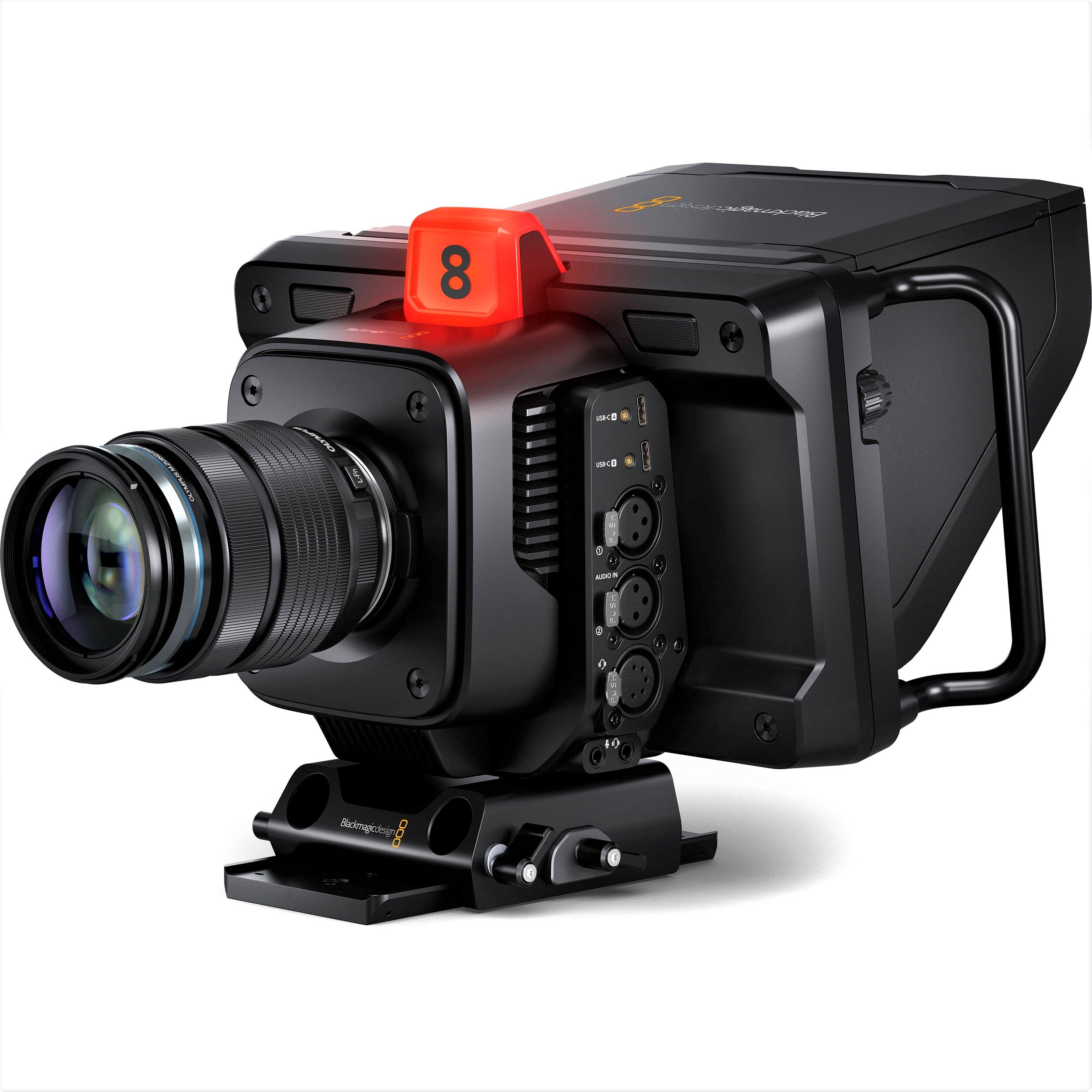 Blackmagic Design Studio Camera 4K Pro G2 - Professional 4K Broadcast Camera with Live Streaming & HDMI Output for YouTube, Twitch & Church Productions