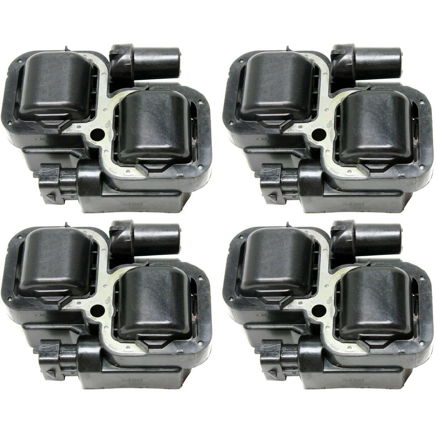 Replacement Ignition Coil Set of 4 for 1998-2003 Mercedes Benz ML320 & 2000-2006 S430 - High Performance Mechanics Choice - Perfect for Engine Tune-Ups and Smooth Driving