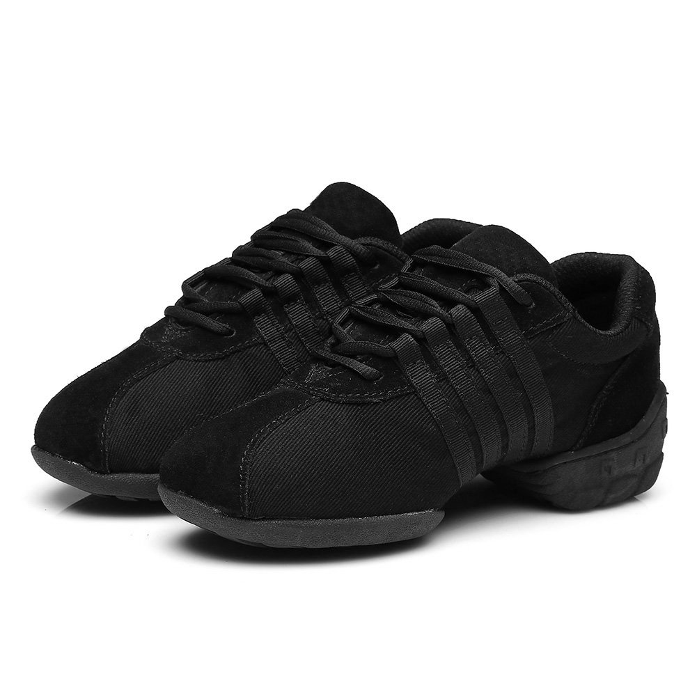 Hipposeus Women's Breathable Jazz Dance Sneakers - Lightweight Modern T01 Fitness Shoes for Dance, Workout & Gym - Perfect for Jazz, Ballet, Zumba & Aerobics Classes