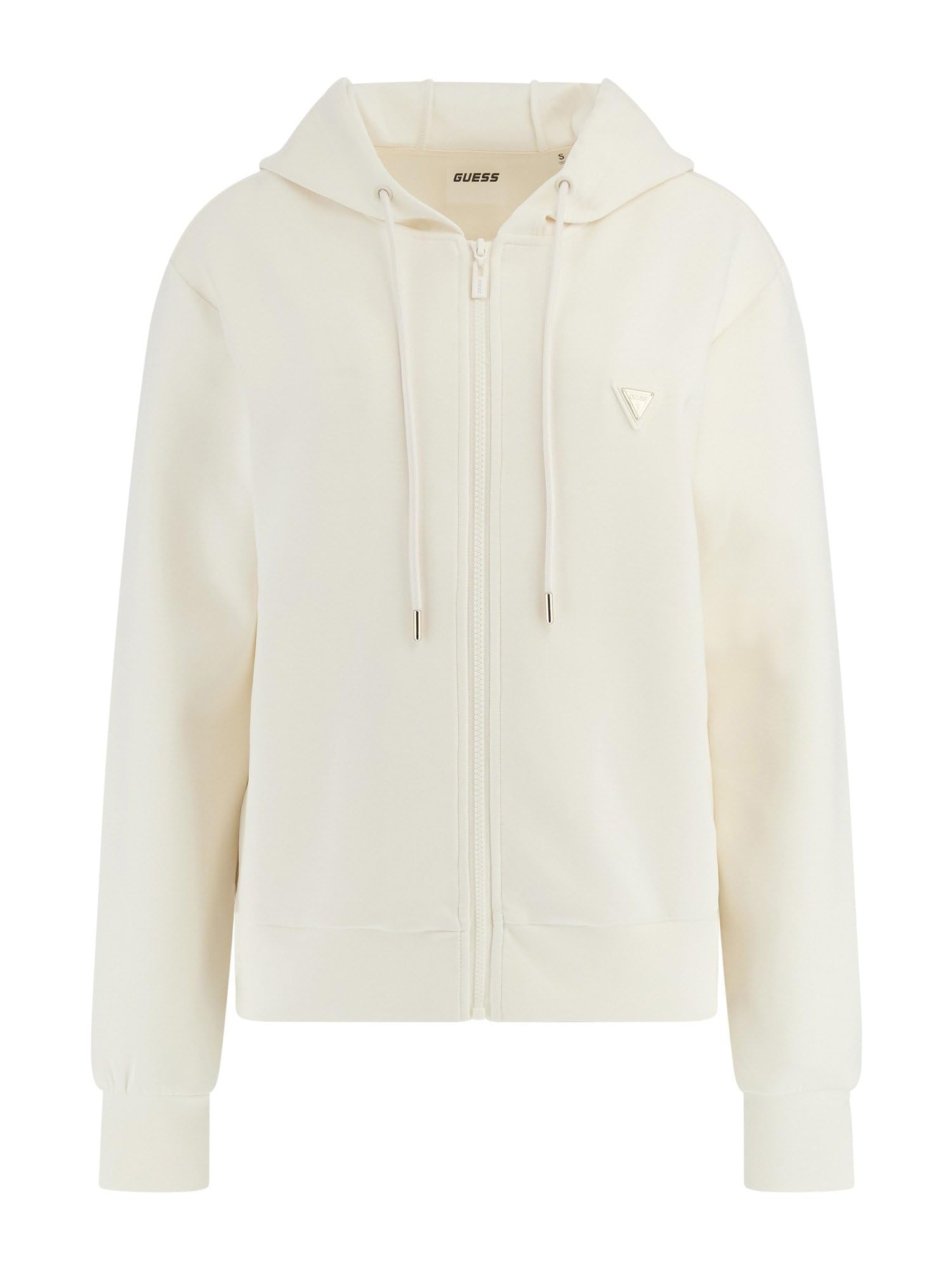 GUESS Women's Eco Olympe Full Zip Hoodie Sweatshirt - Soft Fleece Pullover Jacket for Casual Wear, Gym & Outdoor Activities