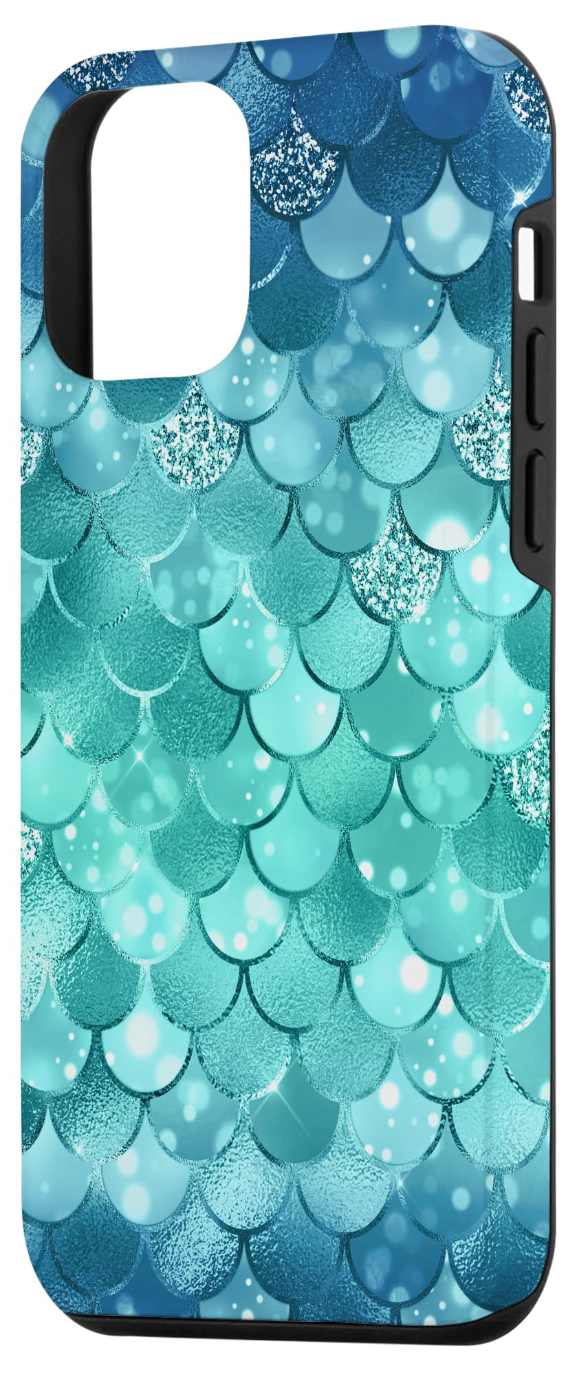 iPhone 12 Mini Case - Blue & Green Mermaid Scale Design, Slim Protective Cover for iPhone 12 Mini (2020) | Perfect for Everyday Use, Travel & Outdoor Activities
