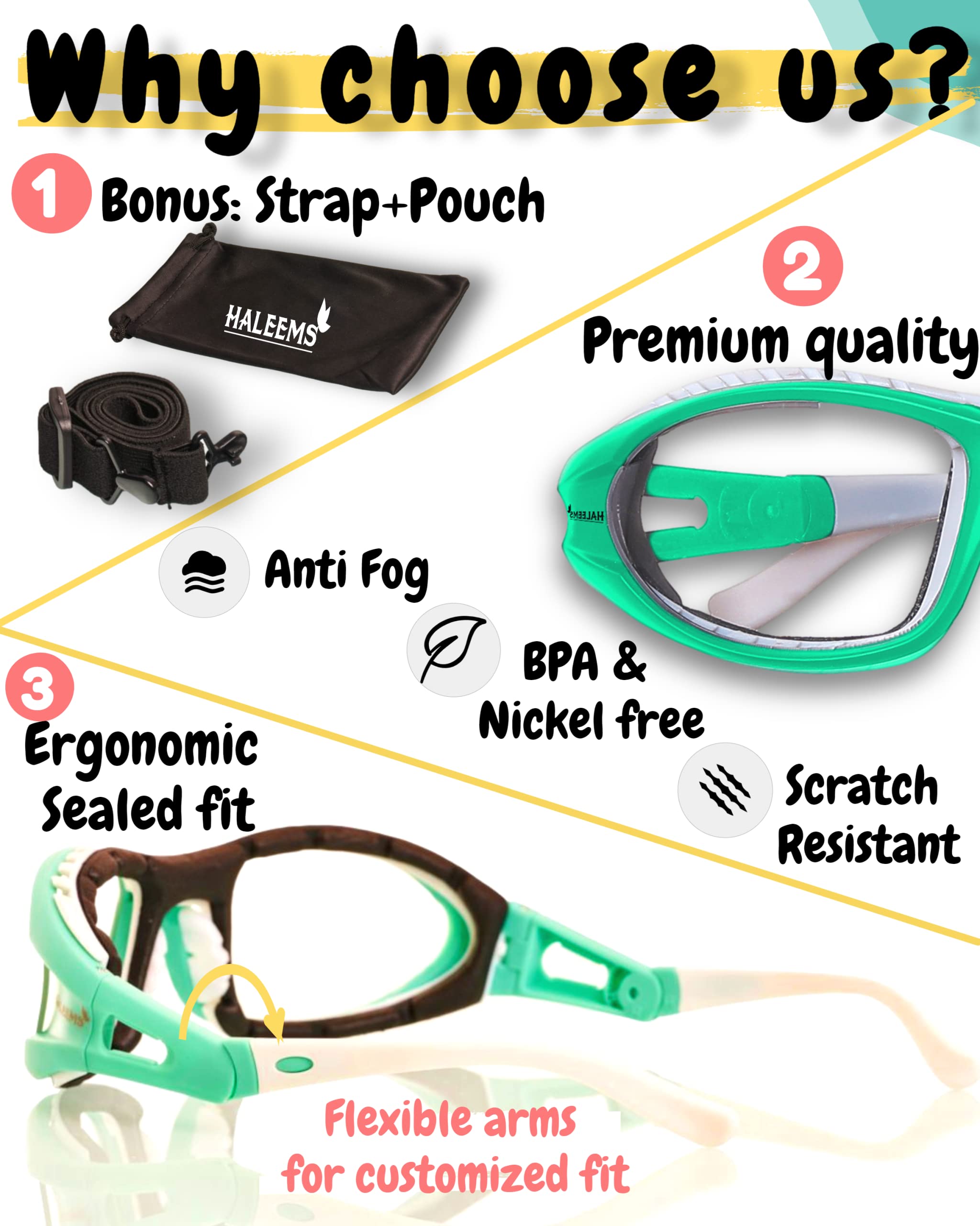 Onion Goggles for Cooking - Anti Fog & Scratch Resistant Kitchen Safety Glasses for Chopping, Cutting, Grilling (Perfect for Meal Prep, BBQ & Tear-Free Cooking)