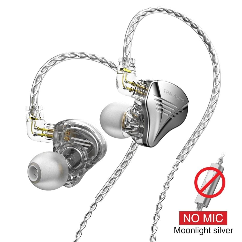 TRN TA2 2BA+1DD Hybrid In-Ear Monitors - High Resolution Audiophile Earphones for Music, Gaming & Studio Monitoring