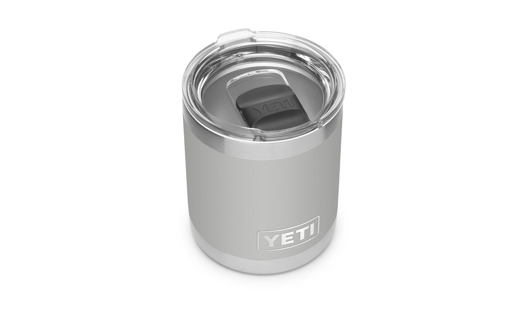 Yeti Rambler 10 oz Lowball Tumbler - Granite Gray - Insulated Stainless Steel Cup for Cocktails, Whiskey, and Cold Drinks at Home or Outdoors