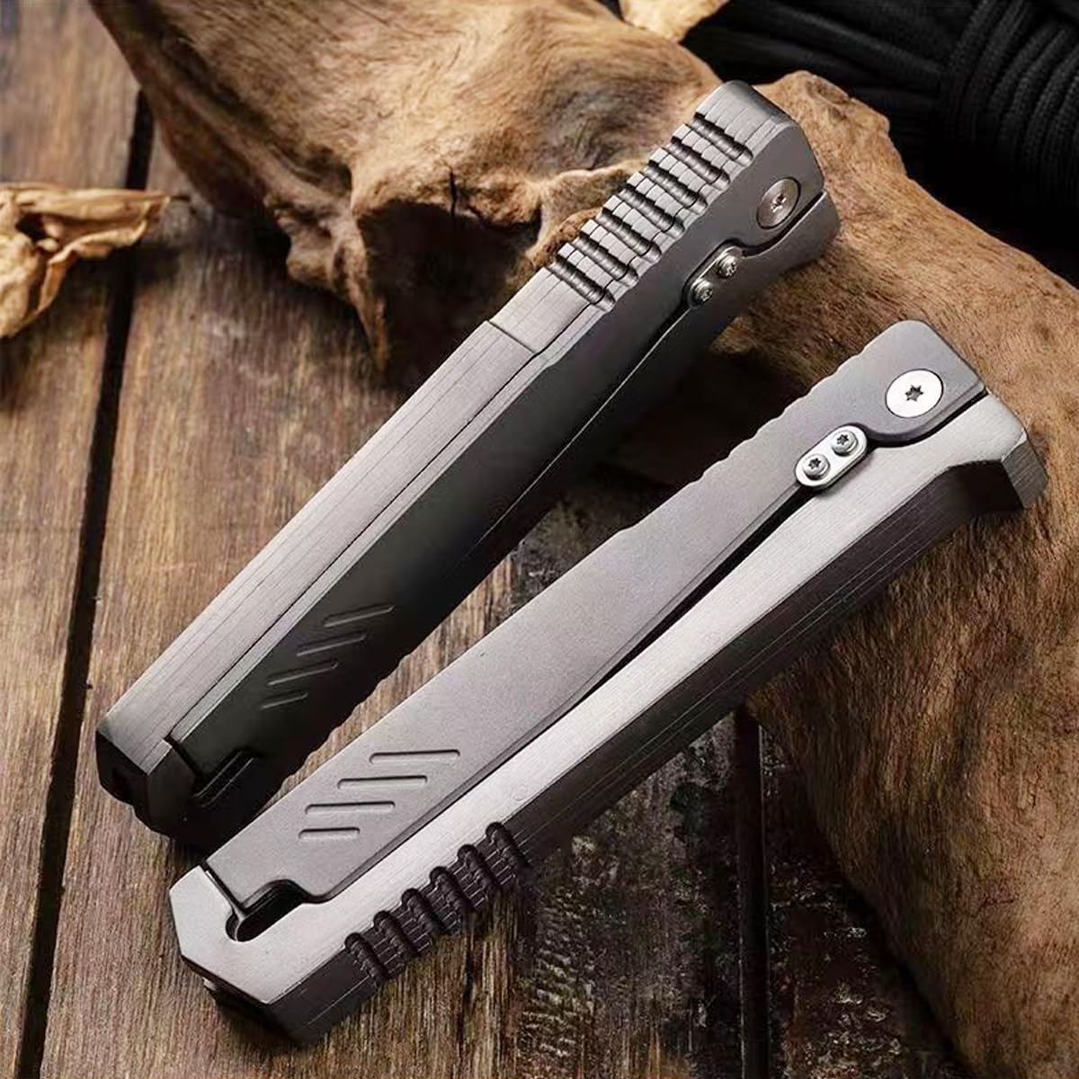 D2 Steel Folding Pocket Knife - 9.1