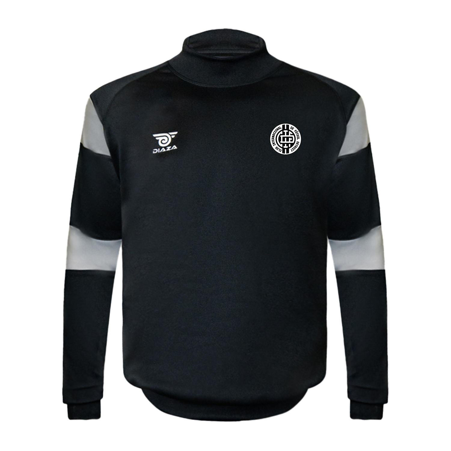 Inter Detroit Tortuga Sweater for Men - Soft Cotton Knit Pullover - Black Casual Winter Sweater for Outdoor Activities & Cozy Home Wear