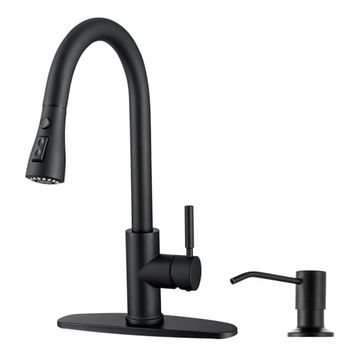 Matte Black (Faucet+Soap Dispenser)