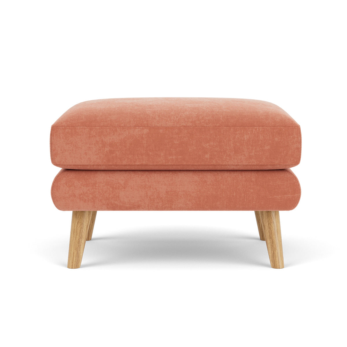 George Fabric Ottoman - Stylish and Comfortable Footrest, Storage Bench for Living Room, Bedroom, or Office - Perfect for Relaxing, Extra Seating & Home Organization