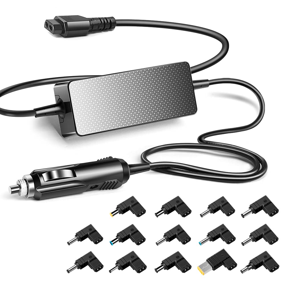 100W Universal Car Charger 12V-24V DC Power Adapter - Compatible with Lenovo, HP, Dell, Acer, Asus, MSI Laptops & LG, Sony, Samsung TVs - Ideal for Road Trips, Camping & Mobile Office Power Supply