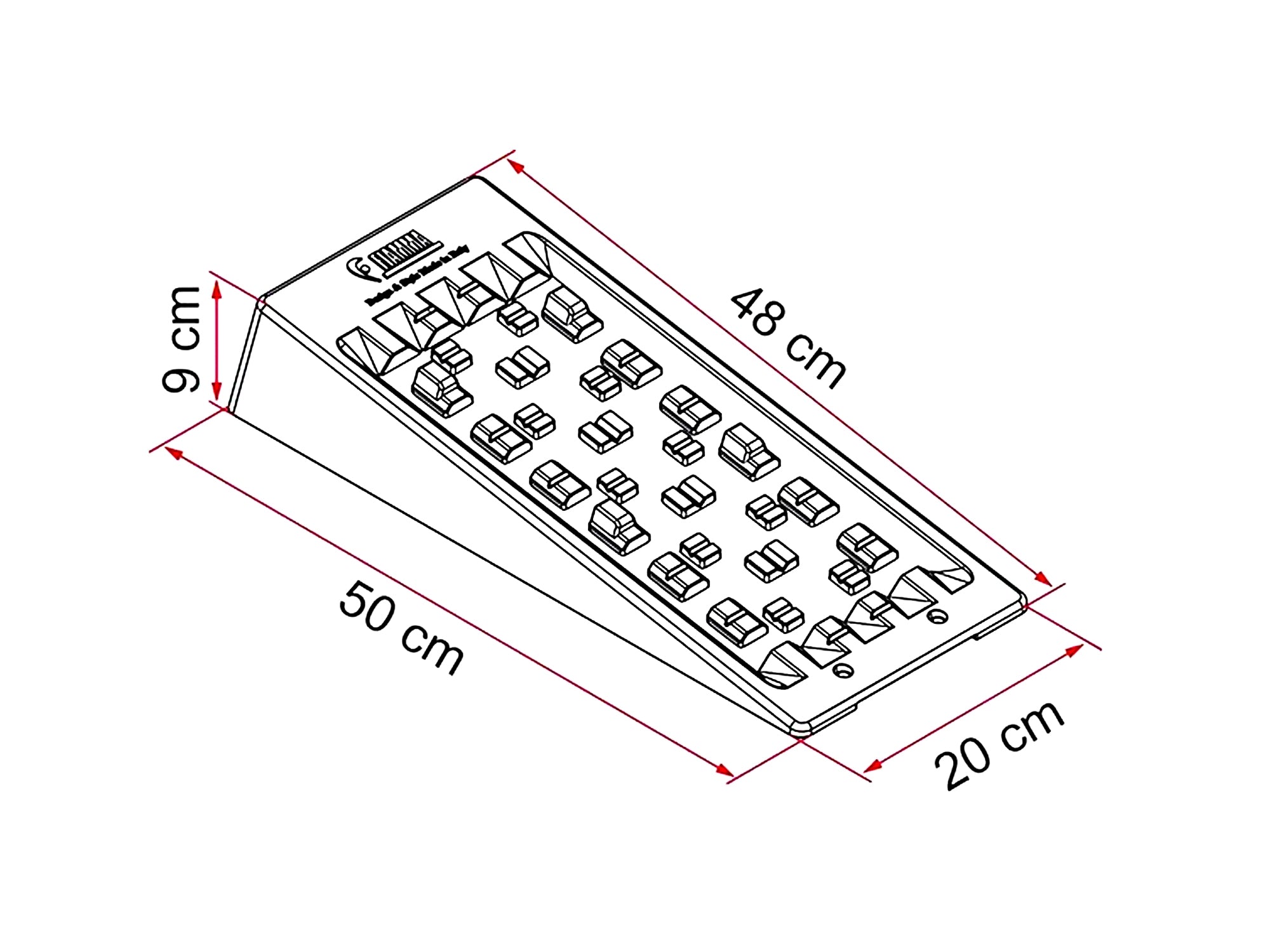 Fiamma Mini Magnum RV Leveling Ramps - Heavy Duty Camper Stabilizers for Travel Trailers & Motorhomes | Perfect for Uneven Ground Camping & Parking