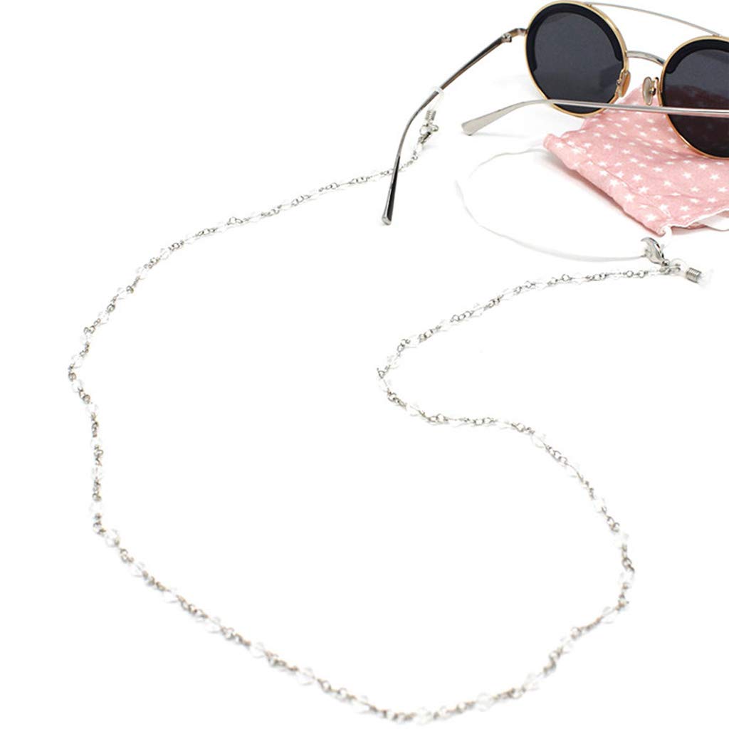 POMINA Handmade Premium Beaded Mask Chain Necklace - Stylish Sunglass Holder for Women, Adjustable Fashion Accessory for Masks & Glasses - Perfect for Parties, Travel, and Everyday Wear