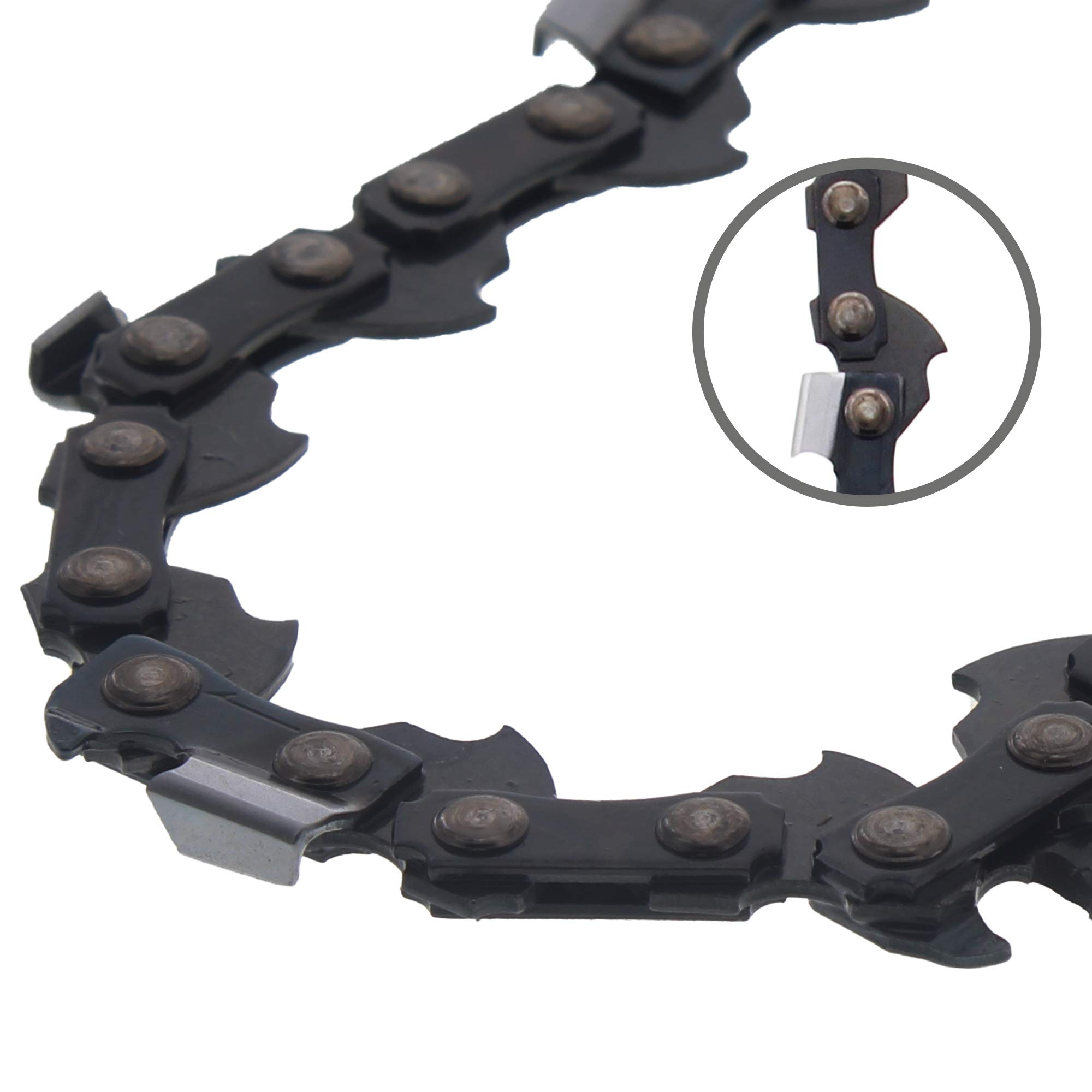 8TEN 12-Inch Chainsaw Chain .043 Gauge 3/8 Pitch 44 Drive Links - Compatible with Echo, Husqvarna, Stihl 3610 005 0044 90PX044G 90PX44CQ - 10-Pack for Professional Logging & Tree Trimming