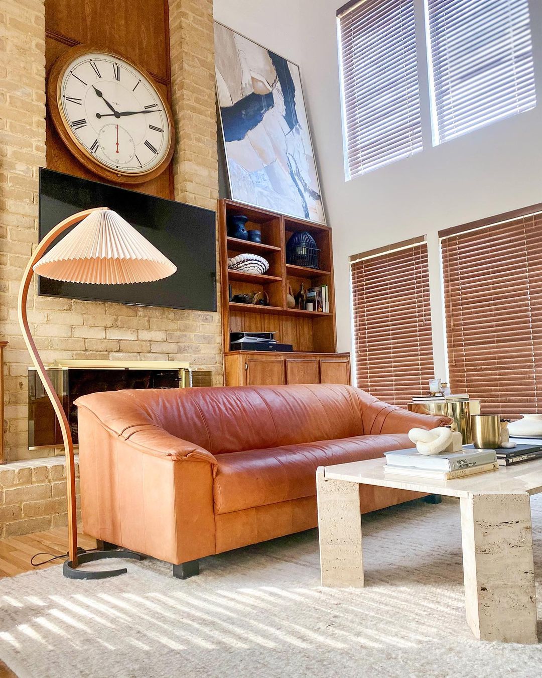 Modern Caprani Floor Lamp - Adjustable LED Standing Light for Living Room, Bedroom & Office - Warm White & Cool White Dimmable Lighting - Perfect for Reading, Relaxing & Decor