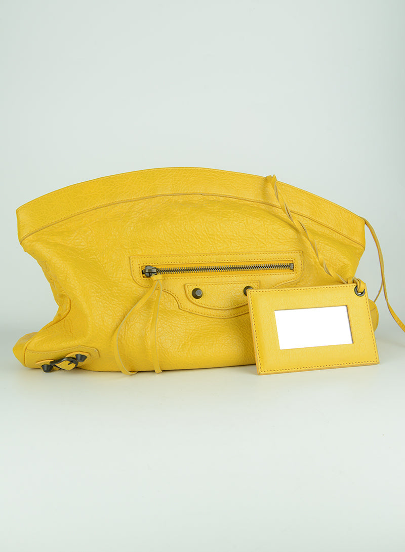Yellow City Handbag for Women - Stylish & Durable Leather Tote Bag for Work, Travel & Everyday Use