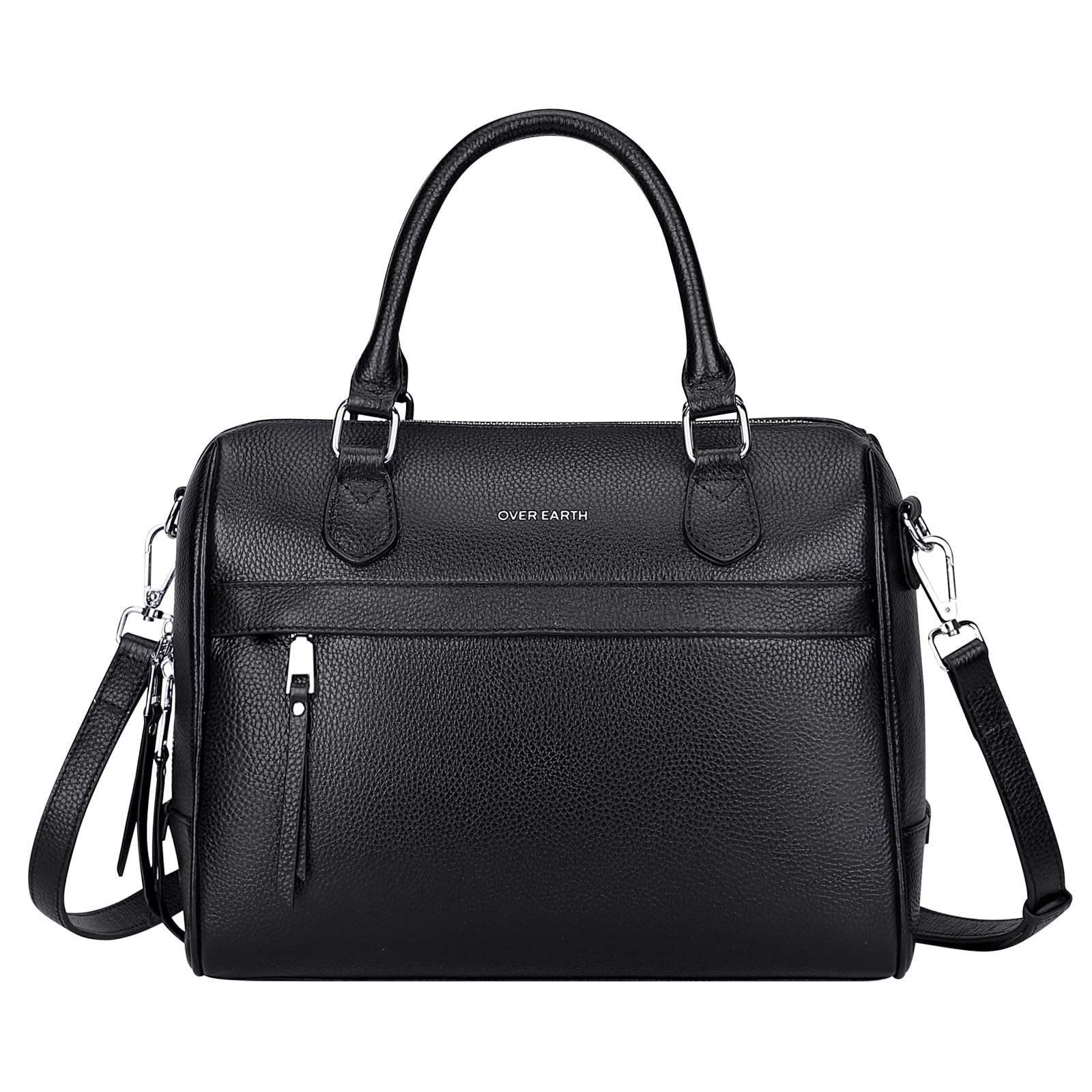 Genuine Leather Satchel Handbag for Women - Top Handle & Crossbody Purse - Stylish & Durable for Work, Travel & Everyday Use