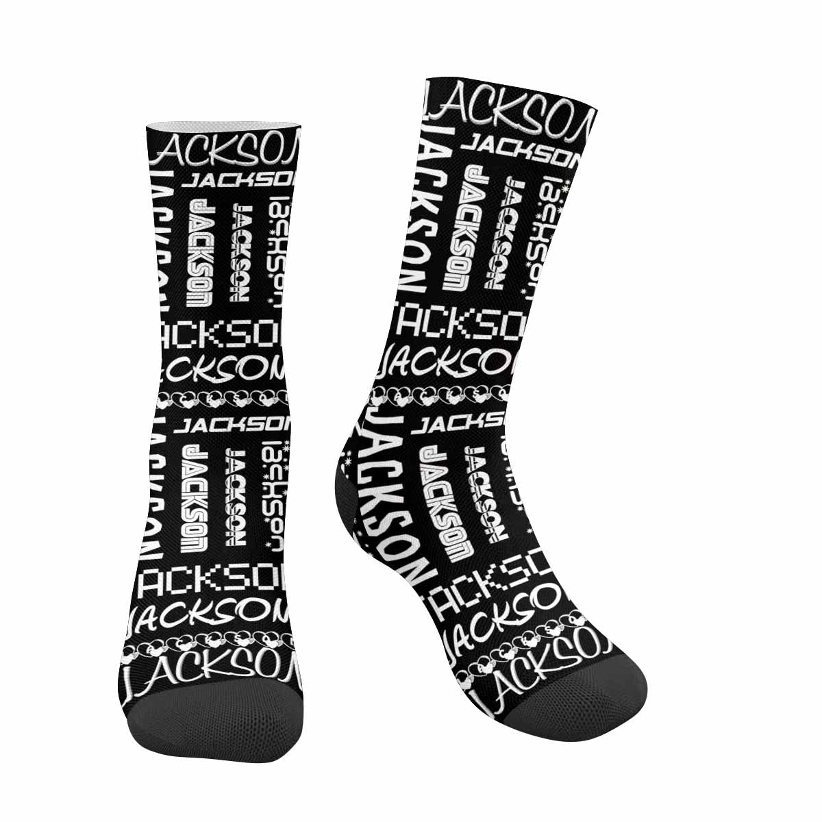 Custom Name Socks - Personalized Printed Socks for Men & Women | Unique Birthday Gift for Family, Boyfriend & Friends | Unisex Novelty Socks for Everyday Wear, Special Occasions & Gifts